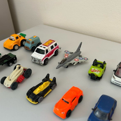 Toy cars used very small vintage
