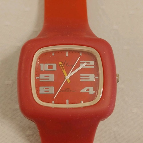 Watch new, stainless steel, quartz, water resistant 3atm