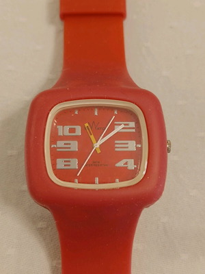 Watch new, stainless steel, quartz, water resistant 3atm
