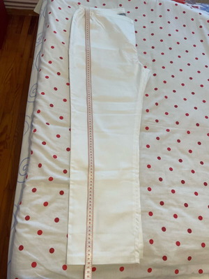 Sun Rose white pants new, straight fit, size 4XL