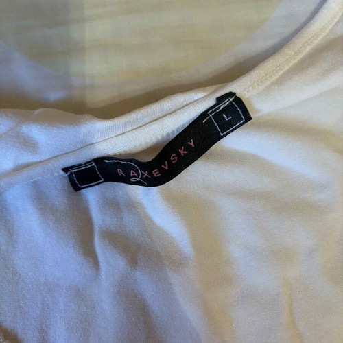 Raxevsky summer blouse white size L like new