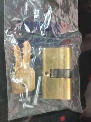 Domus lock cylinder 25+25mm with 3 keys new