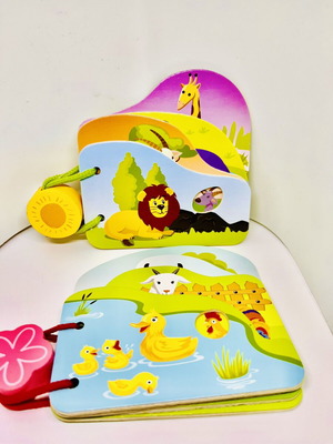 Preschool Educational Jumbo Books Animals 12x12cm new