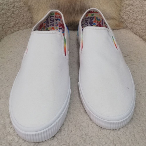 Toms Baja Unity Rainbow Pride shoes new, size 44, multicolor