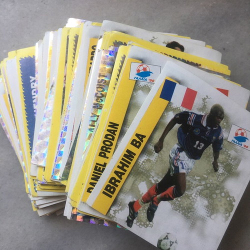 Mundial 98 stickers like new, retro vintage