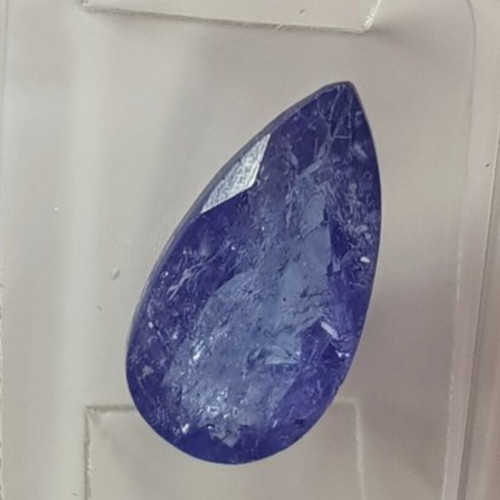 Natural Tanzanite 3.52 ct ALGT Pear Cut, Tanzania