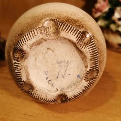 Capodimonte vase used, porcelain decorative Italian made