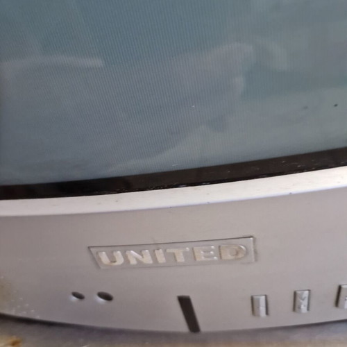 United 18in television used, fully functional without remote