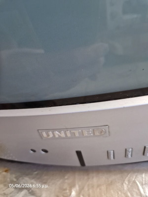 United 18in television used, fully functional without remote
