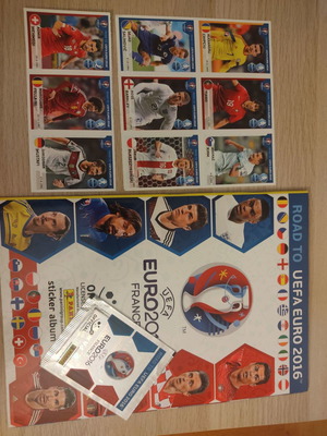 Panini Road to Euro 2016 new sticker album with extras