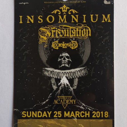Photopass Insomnium+Tribulation used, 25-3-2018