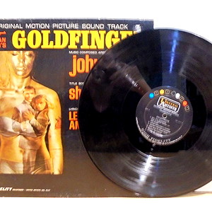 Goldfinger James Bond 007 soundtrack παλιός δίσκος βινυλίου 33 στροφών 1964