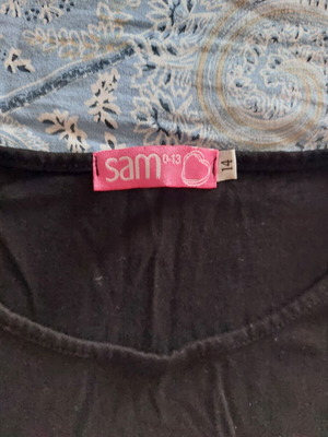 Girls' Pajamas size 14 like new, black and gray