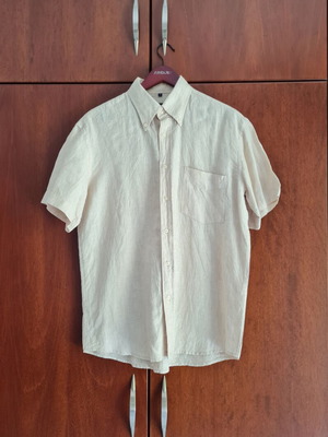 McNeal Linen Shirt Medium New Beige