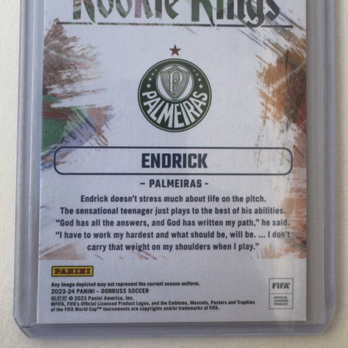 Endrick Rc Palmeiras Rookies King Panini Donruss 2023/24 new