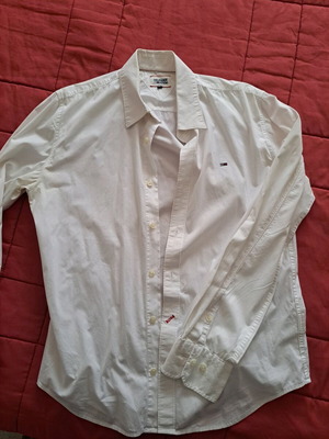 Tommy Hilfiger shirt used, white, size L