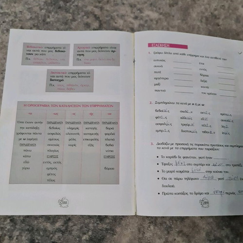 Grammar book for 4th grade used, Miltiadis Vasilopoulos, Savvalas editions
