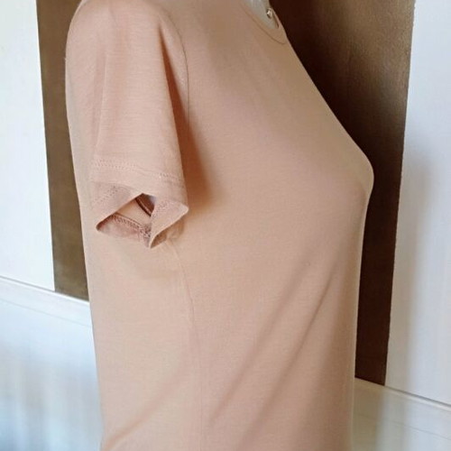 Zara beige T-shirt cotton fitted like new size M