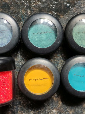 Mac σκιές μακιγιάζ πακέτο 6 προϊόντα μεταχειρισμένα