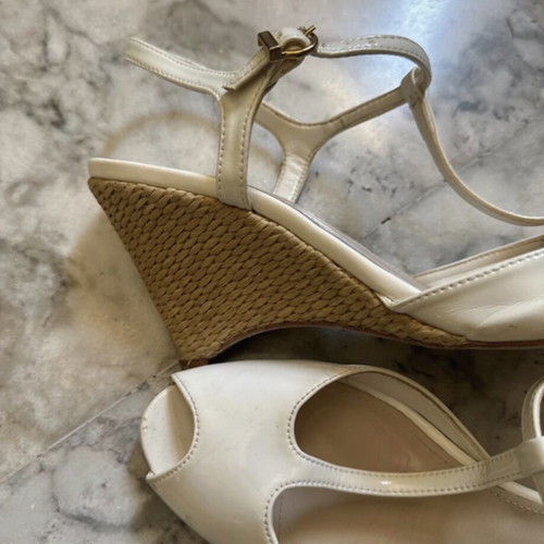 Mary Jane shoes Zara white size 39 used
