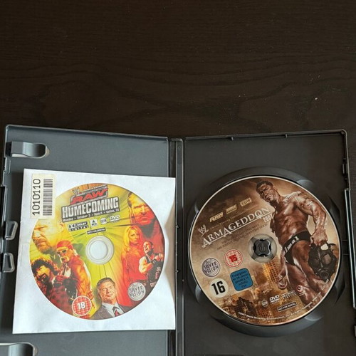 WWE Raw Homecoming and Armageddon 2004 DVD set like new