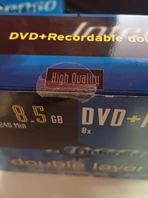 Εγγράψιμα DVD+R Intenso 8x Dual Layer 8.5GB πακέτο 5 τεμαχίων καινούργια