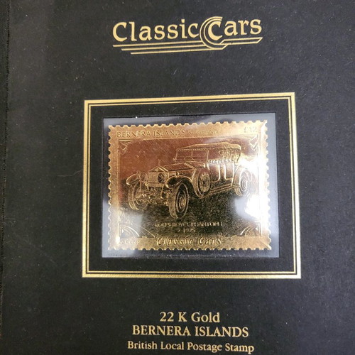 Gold Stamp Bernera Islands 22K with Rolls-Royce Phantom new