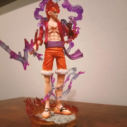 Luffy One Piece Sun God Nika Gear5 figure size 18 cm new