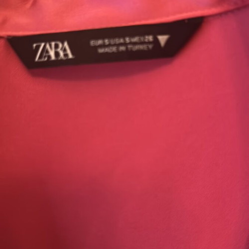 Zara satin dress like new, pink, size S