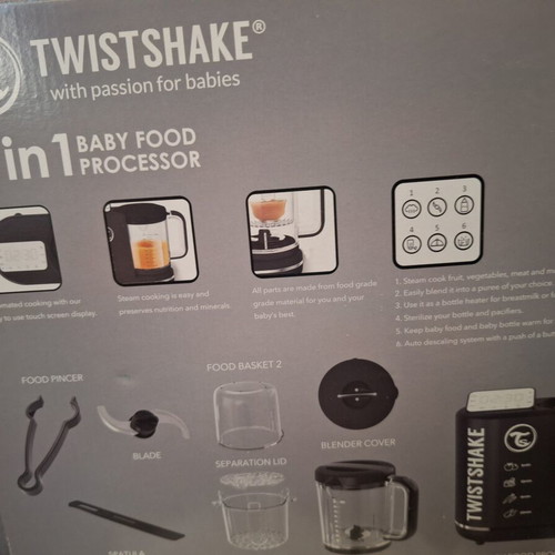 Twistshake Baby Food Processor 6 in 1 steam cooker 0.9l like new