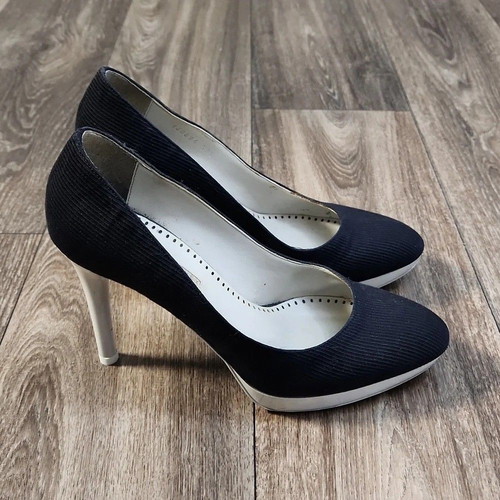 Stella McCartney Iconic Blue and White Heels Size 37 Used
