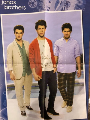 Jonas Brothers poster new from it’s me Katerina magazine