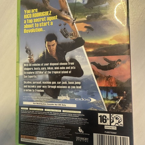 Halo 3 Limited Edition and Just Cause Xbox 360 games like new
