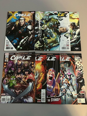 Cable comics used, issues 1-5 and 150-154