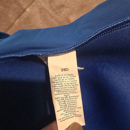 Calvin Klein women's swimsuit like new, blue, size L