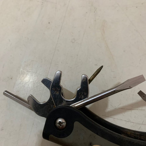 Multitool pocket tool used with various functions