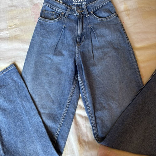 C&A Clockhouse Cluse High On Leg women's jeans size XS used, blue