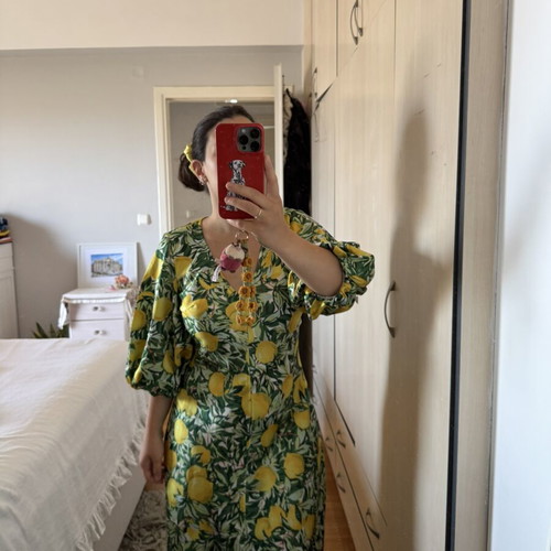 Asos Design Lemon Dress size 36 like new