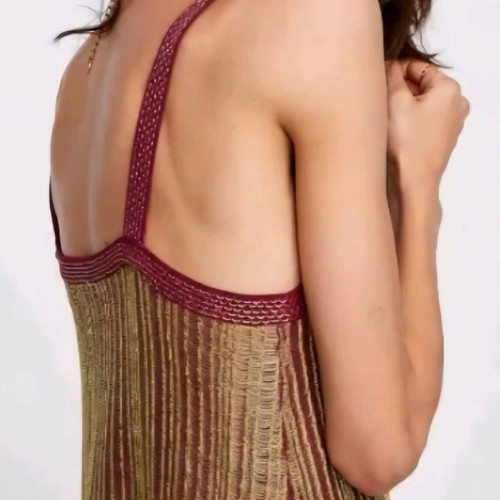 Zara dress knitted gold metallic, like new, limited edition, Small