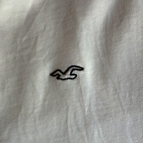 Hollister white T-shirt, size M