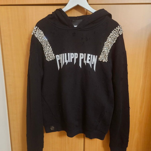 Philip Plein women's black hoodie like new, size L