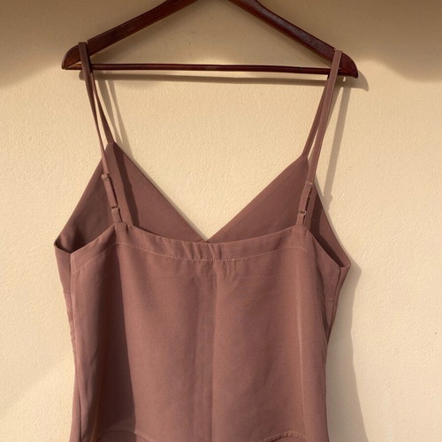 Brown handmade top new with adjustable strap L/XL