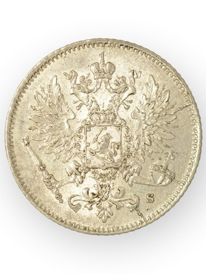 RUSSIAN FINLAND 25 PENNIA 1916 S ΡΩΣΙΚΗ ΦΙΝΛΑΝΔΙΑ ΑΣΗΜΕΝΙΟ ΝΟΜΙΣΜΑ