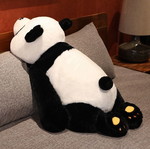 Plush Panda lying 100cm new