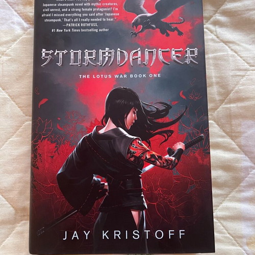 Stormdancer του Jay Kristoff σαν καινούργιο, πρώτο βιβλίο της σειράς The Lotus War