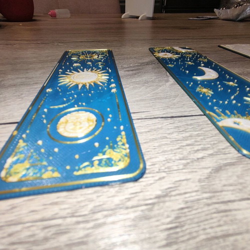Celestial bookmarks set new, 3 pieces