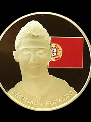 Νόμισμα Cristiano Ronaldo καινούργιο με προστατευτική κάψουλα