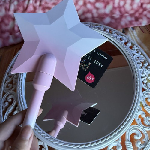 Pink Star Wand decorative accessory, like new
