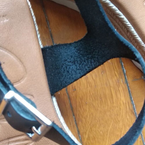 Oh My Sandals leather platform sandals, size 36, black