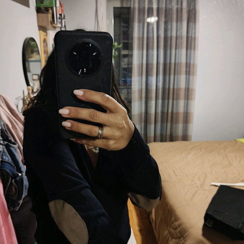 Zara Knit thin cardigan like new with castor patches